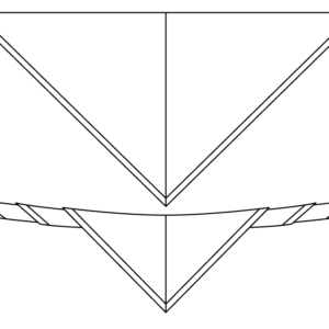 Diagonal Border Necker - Adult